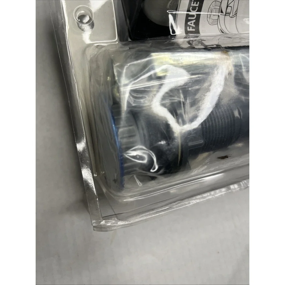 Double Handle Bath Faucet With Pop Up Chrome Finish. Bath Room. New